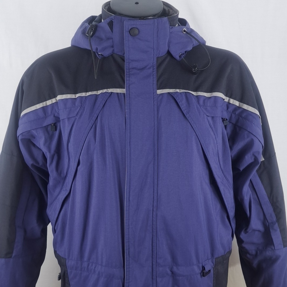 Chalet Ski Wear removable fleece linned multi pocket vented sleeves XL jacket